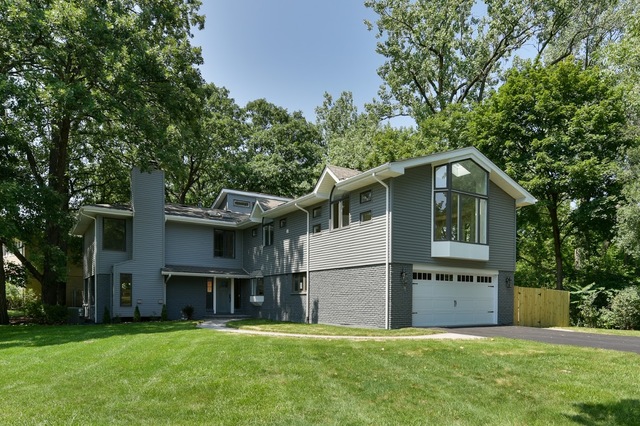 1225 Pine GLENVIEW, Illinois Stunning completely renovated home situated on the perfect private street. Privacy is undeniable. Beautiful entry foyer with new stairs to the second floor. Dark hardwood floors throughout the house. The massive kitchen with white cabinets and high-end appliances. 4 bedrooms upstairs including master suite with large walk-in closet, freestanding tub and separate shower. 5th bedroom on 3rd floor. 2 fireplaces. Large finished basement, fences yard. Right by the beautiful park. Great schools. And much more...