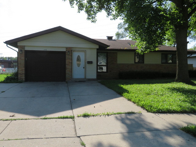 255 WILDWOOD Road ELK GROVE VILLAGE, Illinois Wonderful opportunity to own this 4 bedroom 1-story brick ranch home w/1,641 SQF of living space - good size fenced in backyard awaiting your get together parties - concrete patio - storage shed - concrete driveway to fit additional 4 cars - attached 1-car garage!!! Property is featuring front mudroom - open living room w/sliders to backyard - separate dining room - fully appliance eat in kitchen w/double sink/breakfast bar/island/lazy Susan/skylight/vaulted ceiling/recessed lights & access to backyard - master bedroom w/double closet & full master bathroom w/tub - 3x additional bedrooms - 2nd full bathroom w/tub - laundry closet w/washer & dryer and utility closet w/furnace & hot water heater. There are hardwood floors thru-out - crawlspace - 100 AMPs circuit breaker box - gas forced air & A/C. Close to post office - schools - playground - parks - trails - PACE bus on ARLINGTON HEIGHTS ROAD - expressways (290 & 90) - mall - stores & restaurants!!! Do not wait & make an offer today!!!