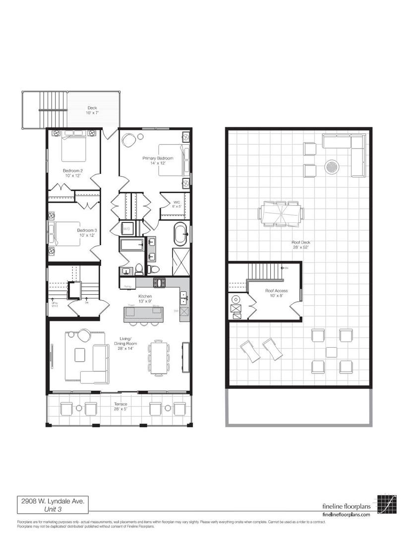 2908 W Lyndale Street 3, Chicago IL 60647 Dream Town Real Estate